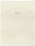 Marcus Reno 1867 Autograph Letter Signed from Fort Vancouver -- ''...I respectfully request...to be raised to the [Masonic] Third Degree...''